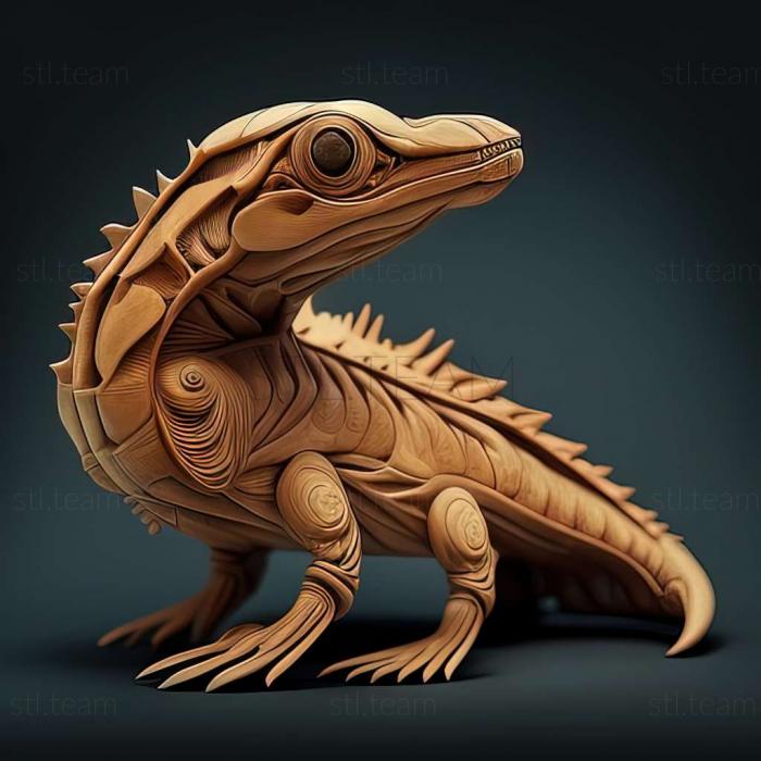 3D модель Rhynchocyclus fulvipectus (STL)